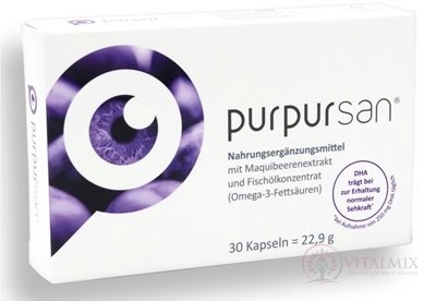 Purpursan cps s extraktom Maqui a omega-3 (DHA,EPA) 1x30 ks