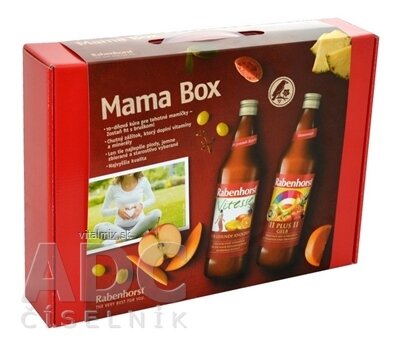 Rabenhorst Mama Box 10-dňová kúra pre tehotné mamičky, ovocné šťavy 5x750 ml