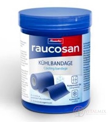 Raucosan KÜHLBANDAGE chladiaca elastická bandáž, 8cm x 4,5m, 1x1 ks