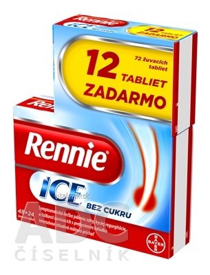 Rennie ICE bez cukru tbl mnd 60 ks +12 ks zadarmo (72 ks)