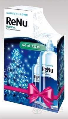 ReNu MultiPlus - dvojbalenie roztok na kontaktné šošovky 360ml + 120ml, 1x1 set