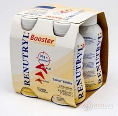 RENUTRYL Booster Vanilková príchuť sol 4x300 ml (1200ml)