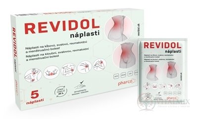 REVIDOL náplasti na úľavu bolesti 1x5 ks