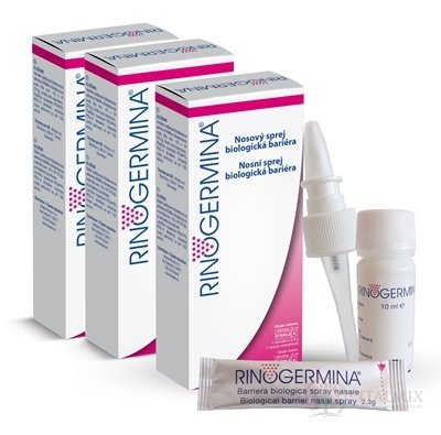 RINOGERMINA balík 1+2 nosový sprej, biologická bariéra 3x10 ml (30 ml)