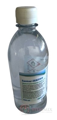 Sanicor Zentiva alkoholový dezinfekčný roztok na ruky 1x500 ml