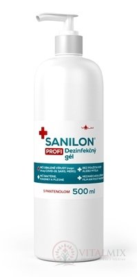 SANILON PROFI dezinfekčný gél s pantenolom 1x500 ml