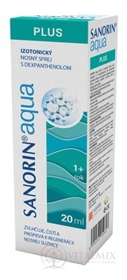Sanorin Aqua PLUS nosový sprej 1x20 ml