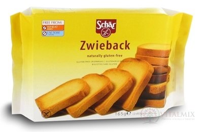 Schär ZWIEBACK sucháre bezgluténové 1x165 g