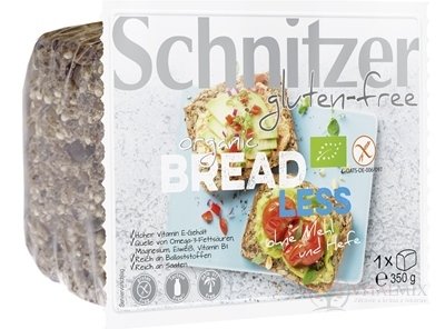 Schnitzer BREAD LESS BIO chlieb viaczrnný, bezgluténový 1x350 g