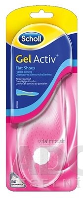 Scholl GelActiv vložky do topánok s plochou podrážkou, 1x1 pár