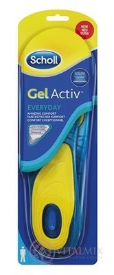 Scholl Gelové vložky do topánok Everyday - Muži (GelActiv) 1x1 pár