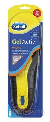 Scholl Gelové vložky do topánok Work - Muži (GelActiv) 1x1 pár