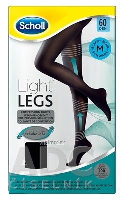 Scholl Light LEGS Kompresné pančuchové nohavice M 60 DEN, čierne, 1x1 ks