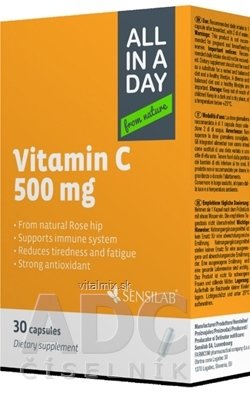 SENSILAB ALL IN A DAY Vitamin C 500 mg cps 1x30 ks