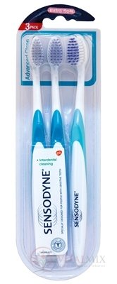 SENSODYNE Advanced Clean Triopack Extra Soft zubná kefka 1x3 ks