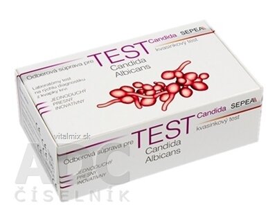 SEPEA CANDIDA SCREEN TEST IgA/IgG laboratórny test Candida Albicans (kvasinkový) 1x1 set