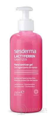 sesderma LACTYFERRIN SANITIZER Hand Gel dezinfekčný gél na ruky 1x250 ml