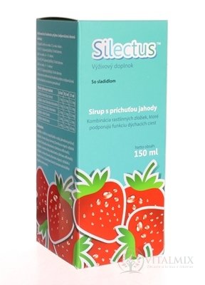 Silectus sirup s príchuťou jahody 1x150 ml