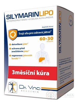 SILYMARIN LIPO - Da Vinci Academia cps 60+30 zadarmo (90 ks)