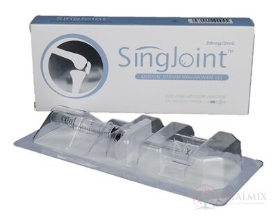 SingJoint intraartikulárny gél 20 mg s lekárskym hyaluronátom sodným, v predplnenej striekačke 1x2 ml