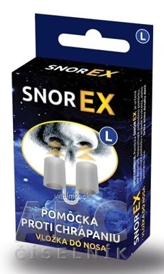 SNOREX L pomôcka proti chrápaniu - vložka do nosa 1x2 ks