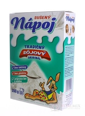 SÓJOVÝ SUŠENÝ NÁPOJ náhradka mlieka 1x350 g