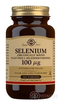 Solgar Selén 100 µg tbl 1x100 ks
