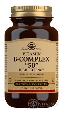 Solgar Vitamín B-komplex "50" cps 1x50 ks