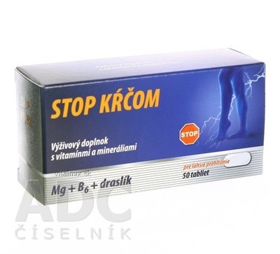 STOP KŔČOM HORČÍK DRASLÍK B6 tbl 1x50 ks