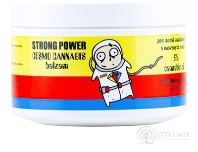 STRONG POWER COSMO CANNABIS balzam s mentolom, gáfrom a zázvorom 1x250 ml