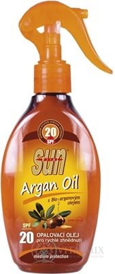 SUN ARGAN OIL opaľovací OLEJ SPF 20 1x200 ml