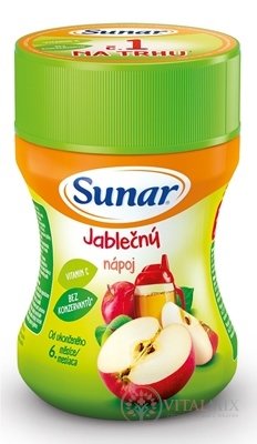 Sunar Rozpustný nápoj Jablčný v prášku (od ukonč. 6. mesiaca) 1x200 g