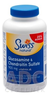 SWISS GLUKOSAMINE&CHONDROITIN SULFATE 900 mg cps 1x150 ks