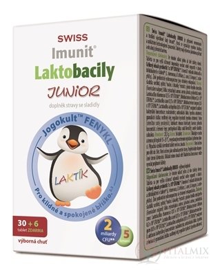 SWISS Imunit LAKTOBACILY JUNIOR tbl 30+6 zadarmo (36 ks)