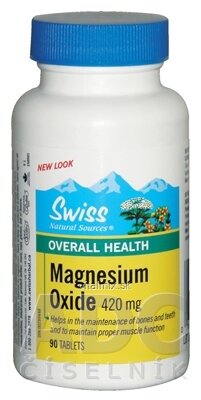 SWISS MAGNESIUM OXIDE 420 mg tbl 1x90 ks