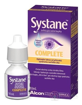 Systane COMPLETE zvlhčujúce očné kvapky 1x10 ml