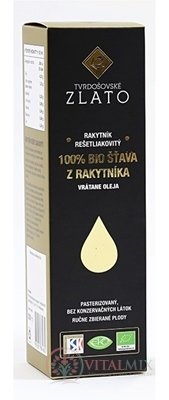 T.ZLATO 100 % BIO ŠŤAVA Z RAKYTNÍKA vrátane oleja 1x185 ml