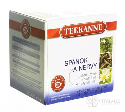 TEEKANNE BČ Spánok a nervy bylinná zmes (čaj) 10x2 g (20 g)