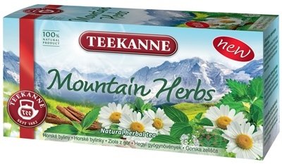 TEEKANNE MOUNTAIN HERBS bylinný čaj, horské byliny 20x1,8 g (36 g)