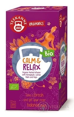 TEEKANNE ORGANICS BIO CALM & RELAX bylinný čaj 20x1,8 g (36 g)