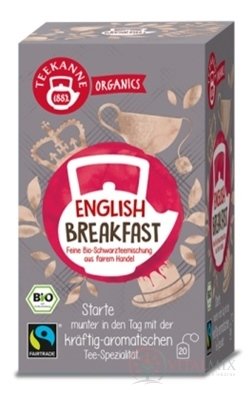 TEEKANNE ORGANICS BIO ENGLISH BREAKFAST čierny čaj 20x1,75 g (35 g)