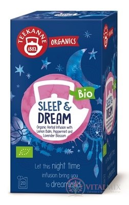TEEKANNE ORGANICS BIO SLEEP & DREAM bylinný čaj 20x1,7 g (34 g)