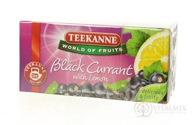 TEEKANNE WOF BLACK CURRANT ovocno-bylinný čaj 20x2,5 g (50 g)
