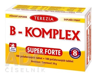 TEREZIA B-KOMPLEX SUPER FORTE tbl 1x100 ks