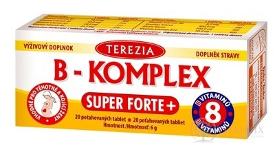 TEREZIA B-KOMPLEX SUPER FORTE+ tbl 1x20 ks