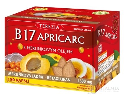 TEREZIA B17 APRICARC s marhuľovým olejom cps 1x180 ks