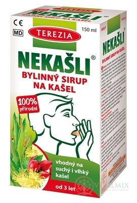 TEREZIA NEKAŠLI bylinný sirup na kašeľ 1x150 ml