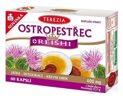 TEREZIA OSTROPESTREC + REISHI cps 1x60 ks