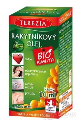 TEREZIA RAKYTNÍKOVÝ OLEJ - 100% v kvapkách kvapky 1x10 ml