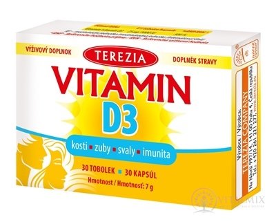 TEREZIA VITAMÍN D3 1000 IU cps 1x30 ks